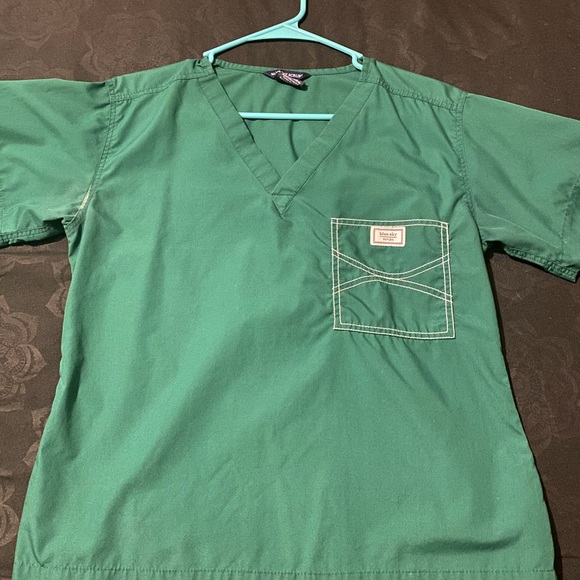 Blue sky scrubs- top size small, bottoms size X-small.  Worn only a few times. - Picture 2 of 5